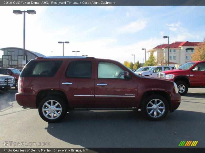 Red Jewel Tintcoat / Cocoa/Light Cashmere 2010 GMC Yukon Denali AWD