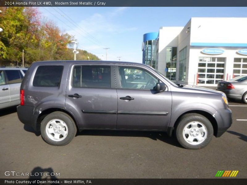 Modern Steel Metallic / Gray 2014 Honda Pilot LX 4WD