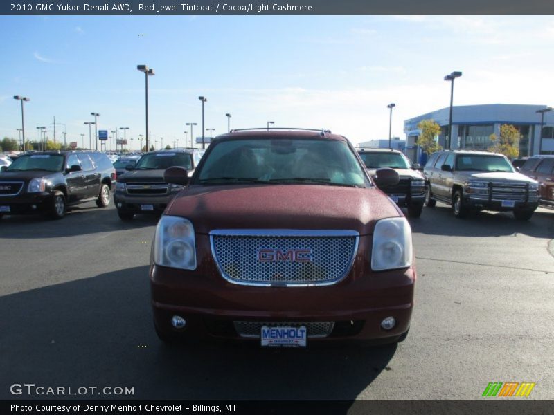 Red Jewel Tintcoat / Cocoa/Light Cashmere 2010 GMC Yukon Denali AWD