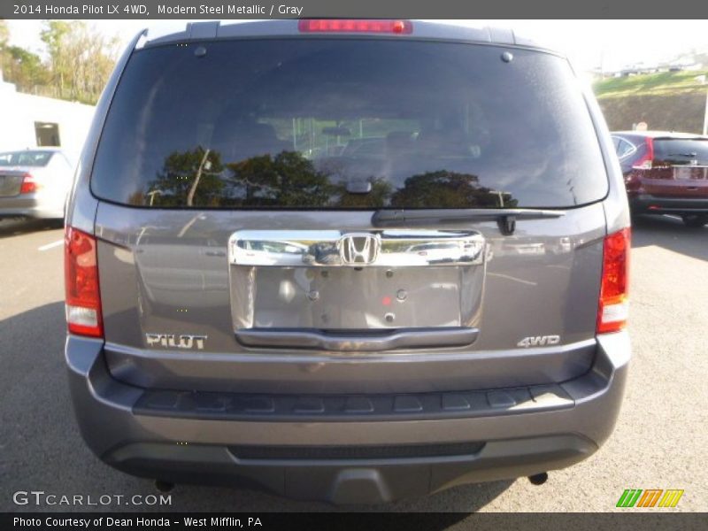 Modern Steel Metallic / Gray 2014 Honda Pilot LX 4WD