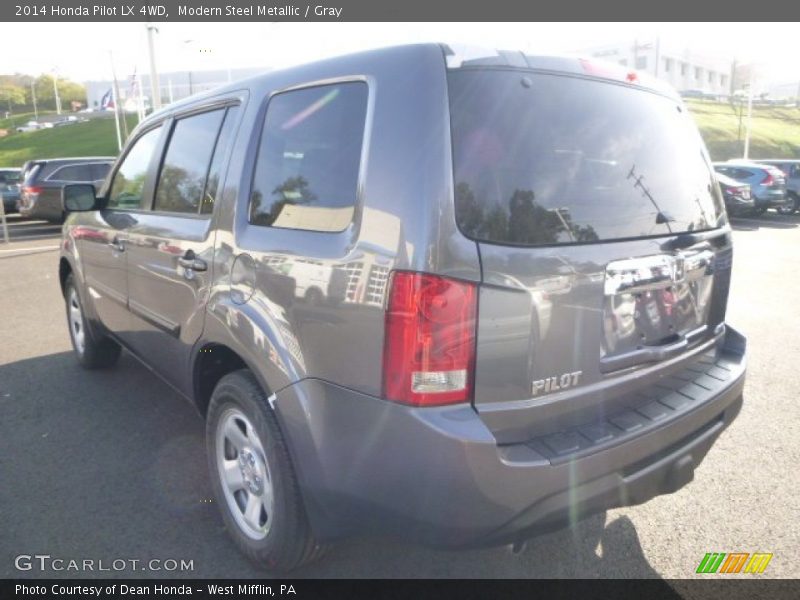 Modern Steel Metallic / Gray 2014 Honda Pilot LX 4WD