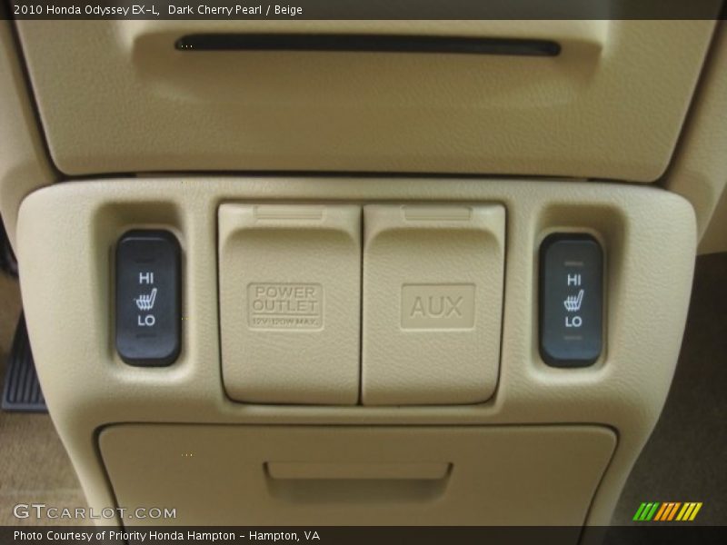Dark Cherry Pearl / Beige 2010 Honda Odyssey EX-L