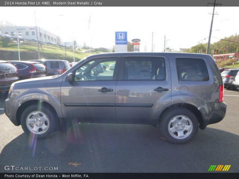 Modern Steel Metallic / Gray 2014 Honda Pilot LX 4WD