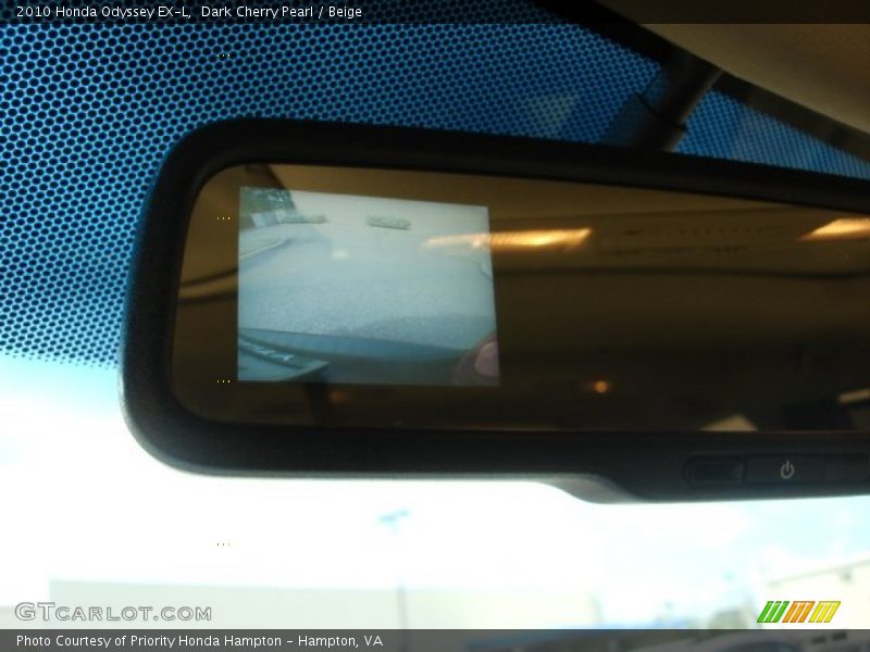 Dark Cherry Pearl / Beige 2010 Honda Odyssey EX-L