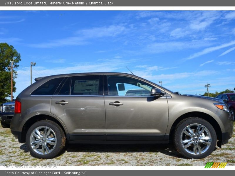Mineral Gray Metallic / Charcoal Black 2013 Ford Edge Limited