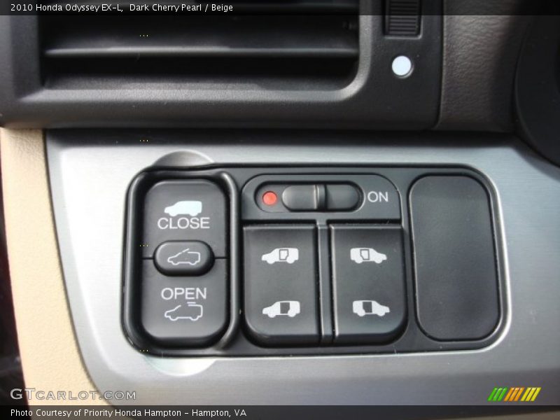 Dark Cherry Pearl / Beige 2010 Honda Odyssey EX-L