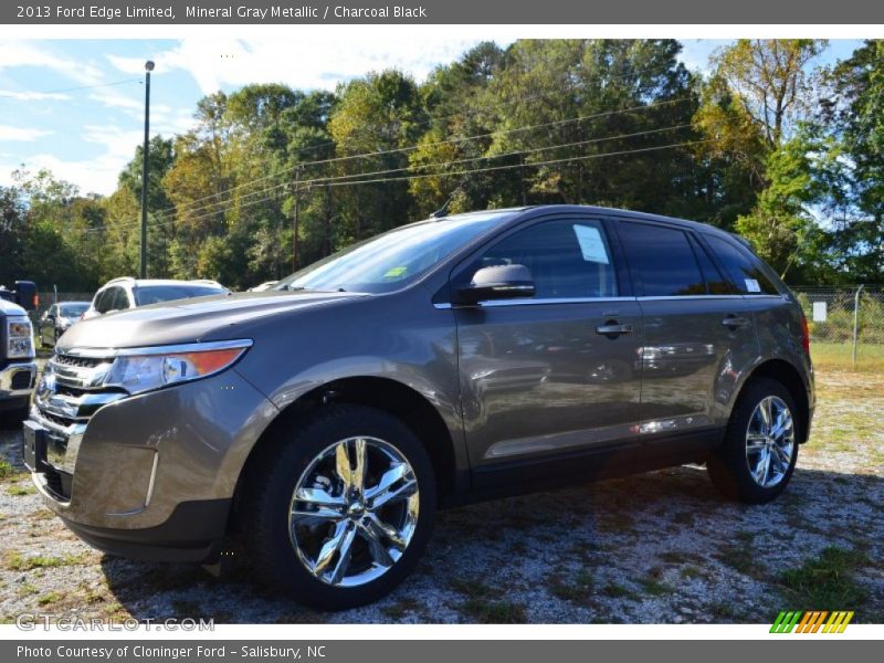 Mineral Gray Metallic / Charcoal Black 2013 Ford Edge Limited