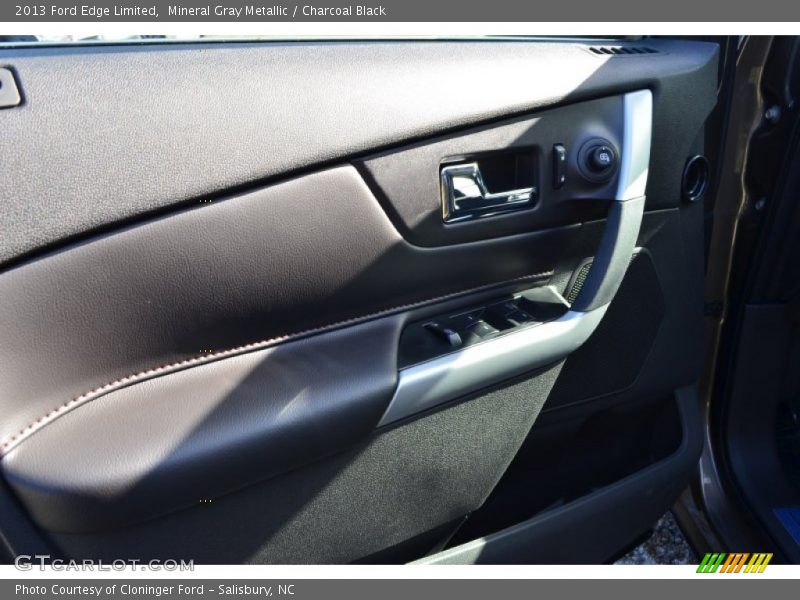 Mineral Gray Metallic / Charcoal Black 2013 Ford Edge Limited