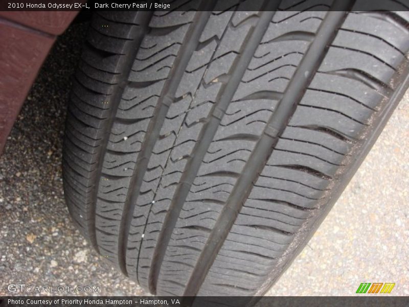 Dark Cherry Pearl / Beige 2010 Honda Odyssey EX-L
