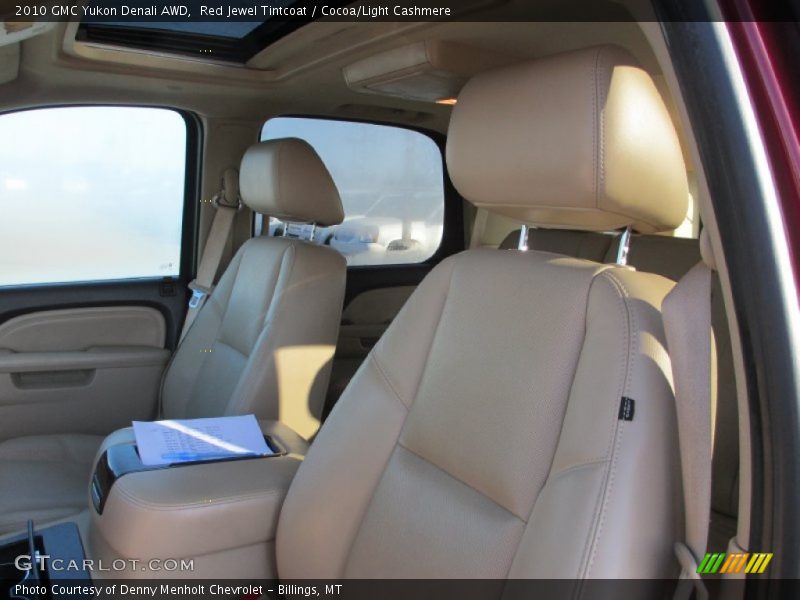 Red Jewel Tintcoat / Cocoa/Light Cashmere 2010 GMC Yukon Denali AWD