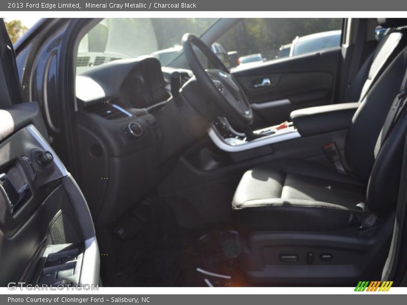 Mineral Gray Metallic / Charcoal Black 2013 Ford Edge Limited