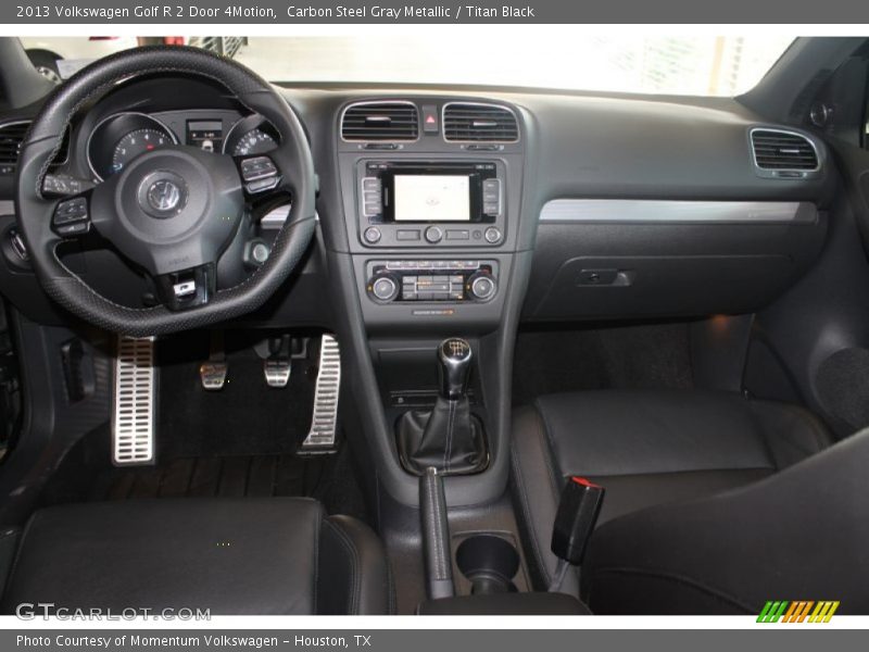 Carbon Steel Gray Metallic / Titan Black 2013 Volkswagen Golf R 2 Door 4Motion