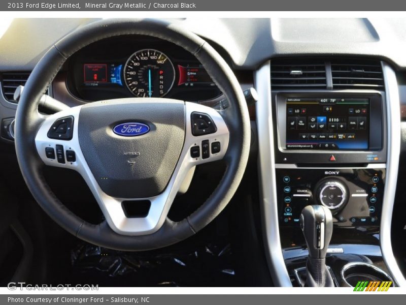 Mineral Gray Metallic / Charcoal Black 2013 Ford Edge Limited