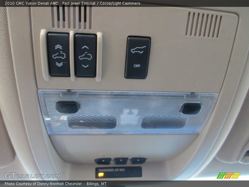 Red Jewel Tintcoat / Cocoa/Light Cashmere 2010 GMC Yukon Denali AWD