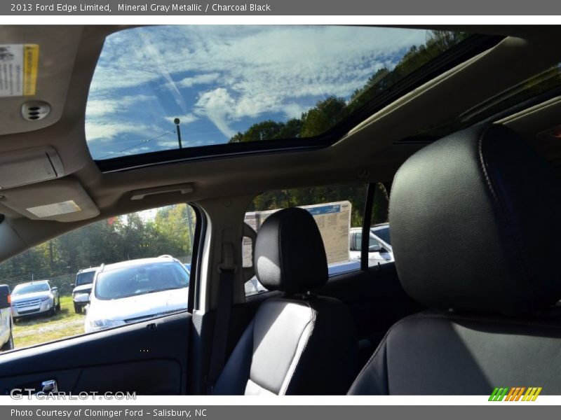 Mineral Gray Metallic / Charcoal Black 2013 Ford Edge Limited