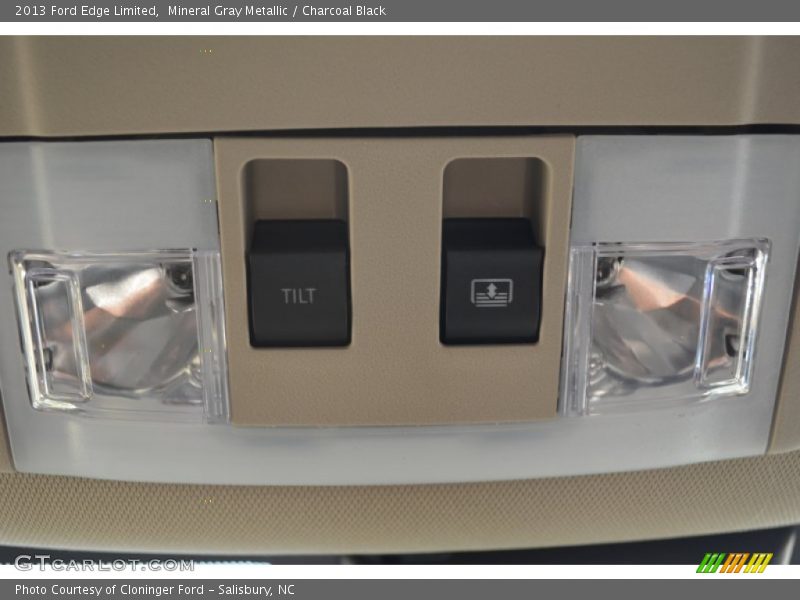 Mineral Gray Metallic / Charcoal Black 2013 Ford Edge Limited