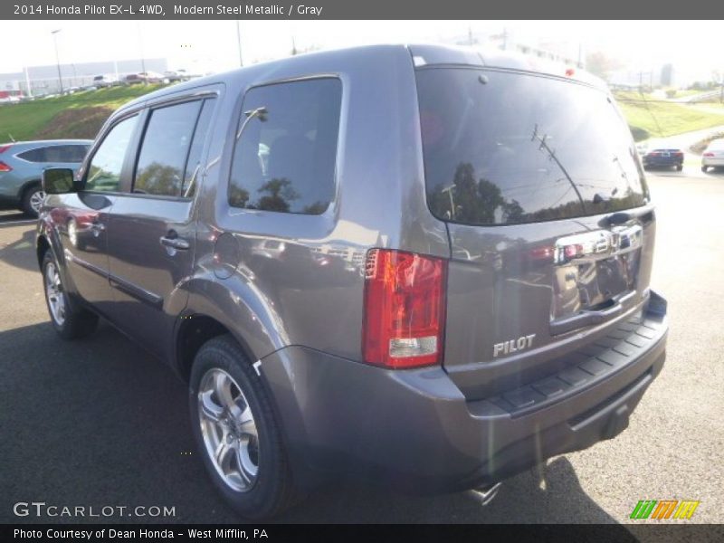 Modern Steel Metallic / Gray 2014 Honda Pilot EX-L 4WD