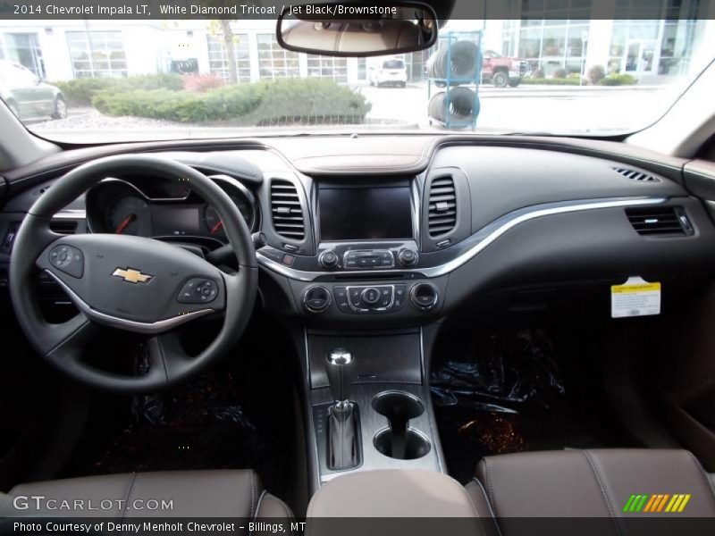 White Diamond Tricoat / Jet Black/Brownstone 2014 Chevrolet Impala LT