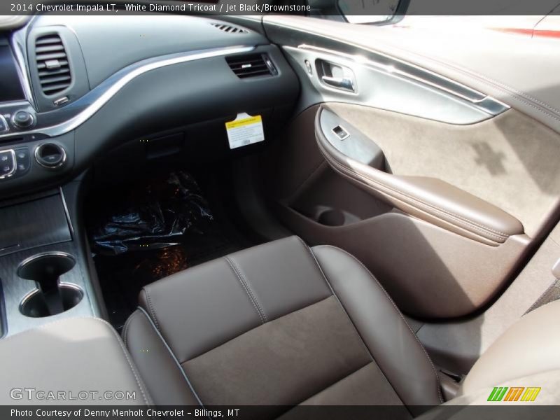 White Diamond Tricoat / Jet Black/Brownstone 2014 Chevrolet Impala LT