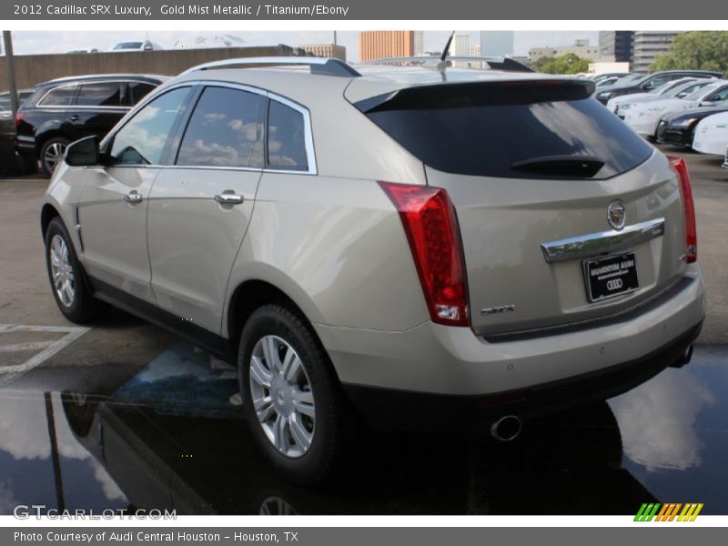 Gold Mist Metallic / Titanium/Ebony 2012 Cadillac SRX Luxury