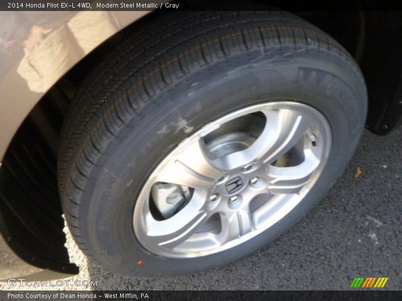 Modern Steel Metallic / Gray 2014 Honda Pilot EX-L 4WD