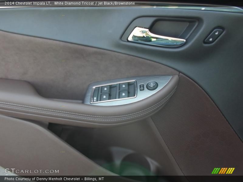 White Diamond Tricoat / Jet Black/Brownstone 2014 Chevrolet Impala LT