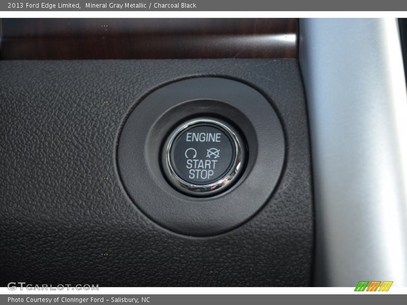 Mineral Gray Metallic / Charcoal Black 2013 Ford Edge Limited