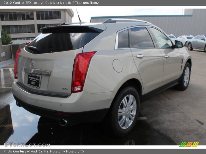 Gold Mist Metallic / Titanium/Ebony 2012 Cadillac SRX Luxury