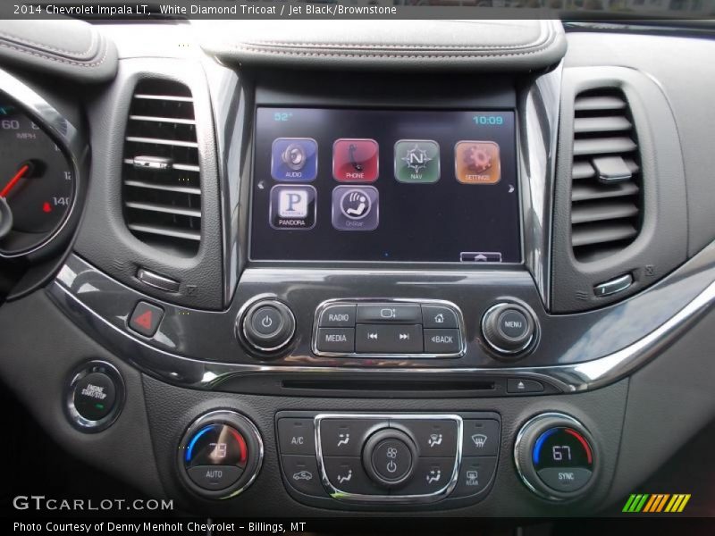 White Diamond Tricoat / Jet Black/Brownstone 2014 Chevrolet Impala LT