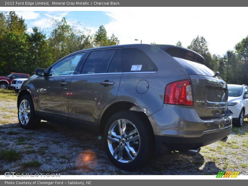 Mineral Gray Metallic / Charcoal Black 2013 Ford Edge Limited