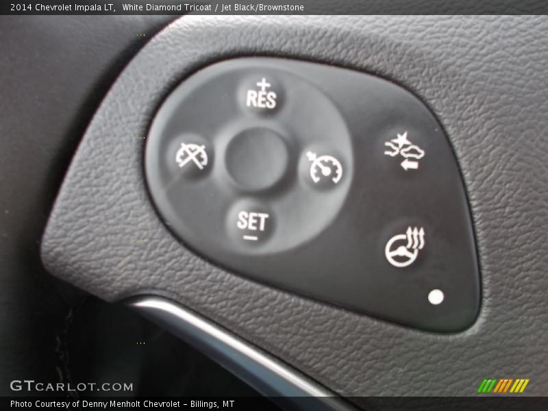 White Diamond Tricoat / Jet Black/Brownstone 2014 Chevrolet Impala LT