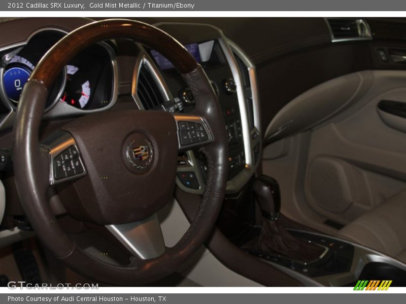 Gold Mist Metallic / Titanium/Ebony 2012 Cadillac SRX Luxury