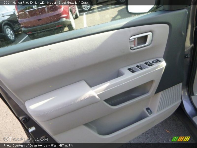 Modern Steel Metallic / Gray 2014 Honda Pilot EX-L 4WD