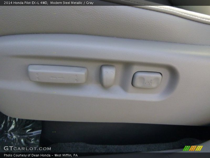 Modern Steel Metallic / Gray 2014 Honda Pilot EX-L 4WD