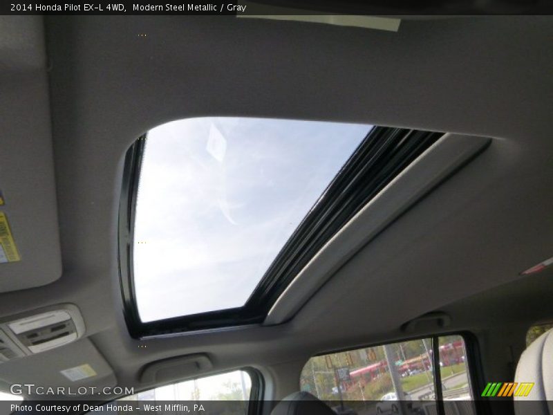 Modern Steel Metallic / Gray 2014 Honda Pilot EX-L 4WD