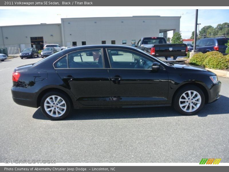 Black / Titan Black 2011 Volkswagen Jetta SE Sedan