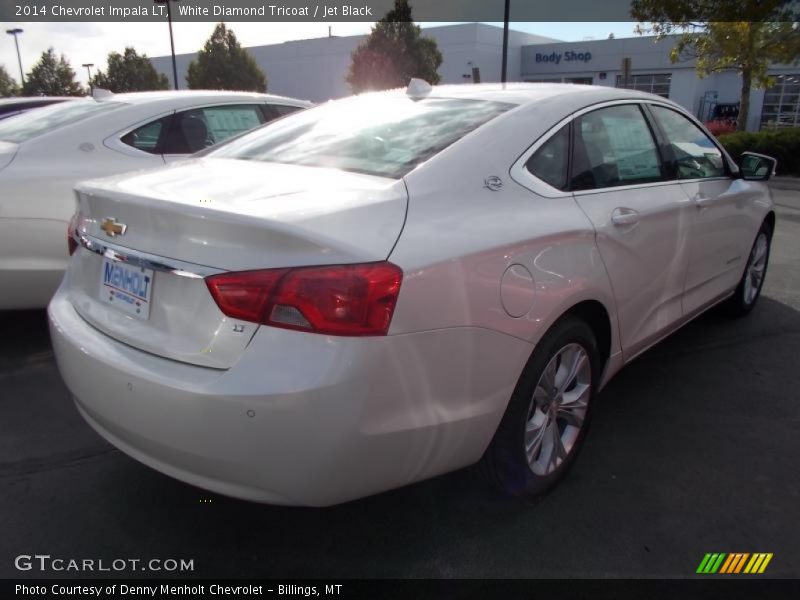 White Diamond Tricoat / Jet Black 2014 Chevrolet Impala LT