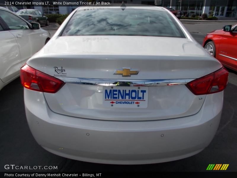 White Diamond Tricoat / Jet Black 2014 Chevrolet Impala LT