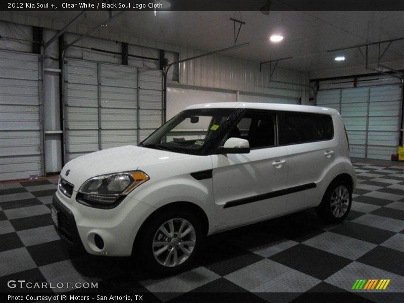 Clear White / Black Soul Logo Cloth 2012 Kia Soul +