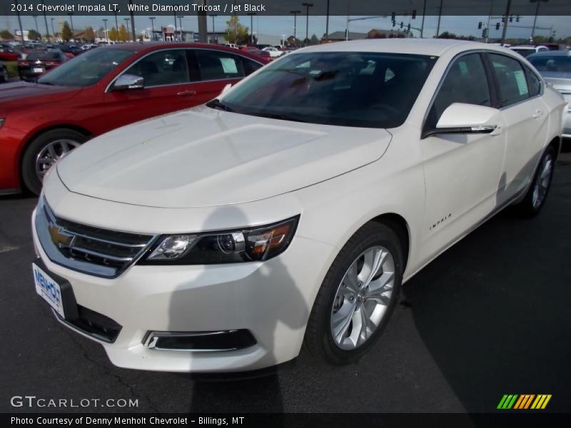 White Diamond Tricoat / Jet Black 2014 Chevrolet Impala LT