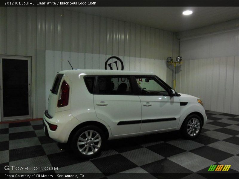 Clear White / Black Soul Logo Cloth 2012 Kia Soul +