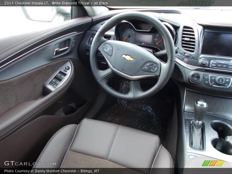White Diamond Tricoat / Jet Black 2014 Chevrolet Impala LT
