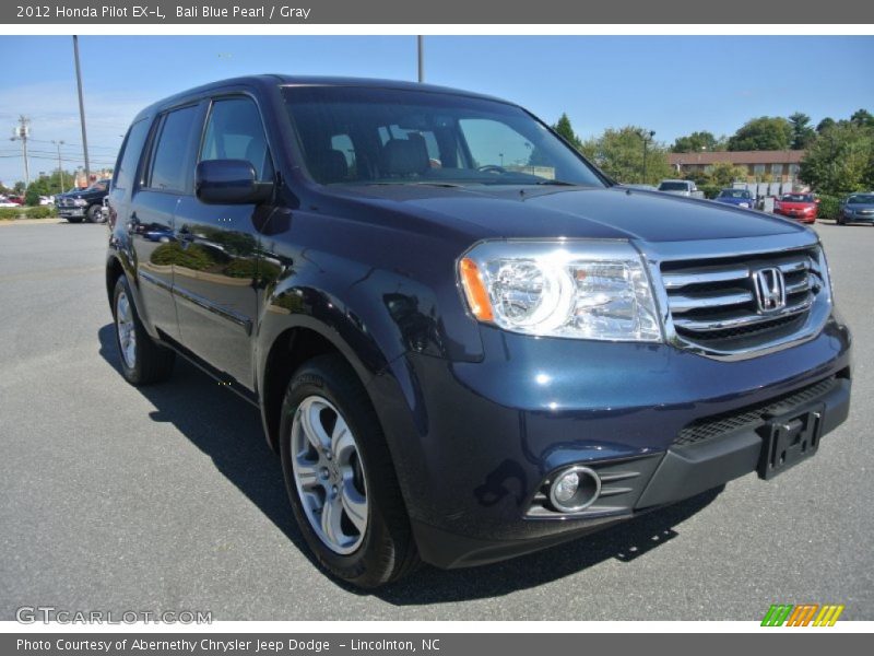 Bali Blue Pearl / Gray 2012 Honda Pilot EX-L