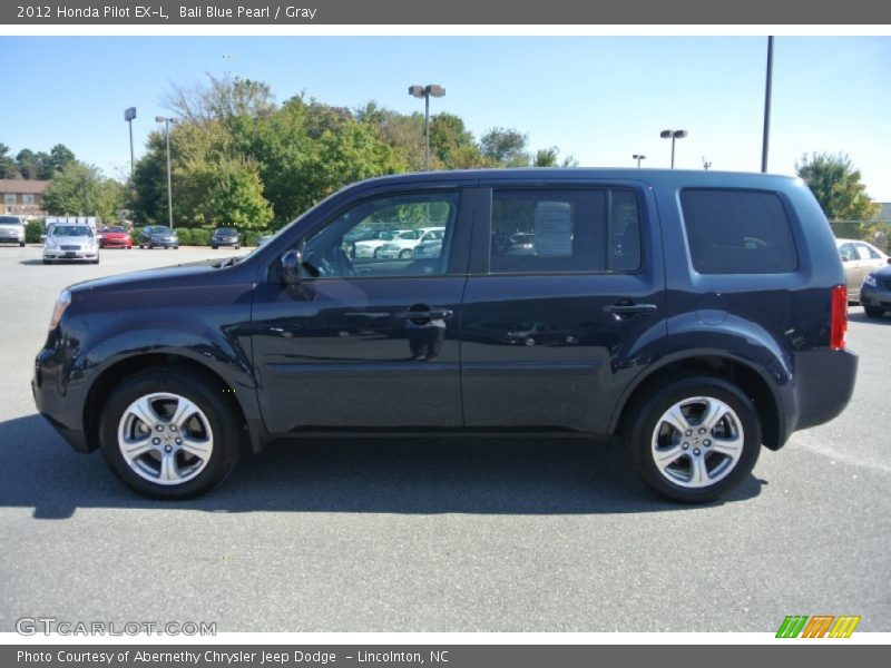 Bali Blue Pearl / Gray 2012 Honda Pilot EX-L