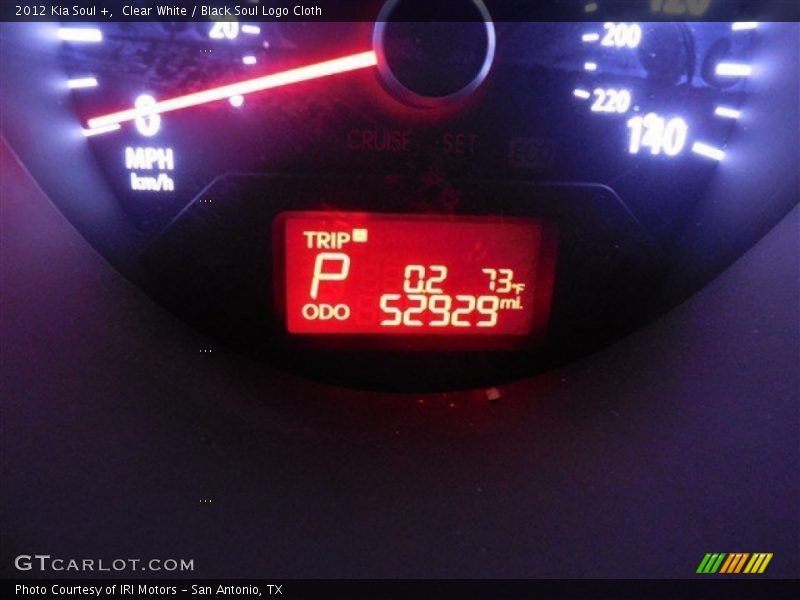 Clear White / Black Soul Logo Cloth 2012 Kia Soul +