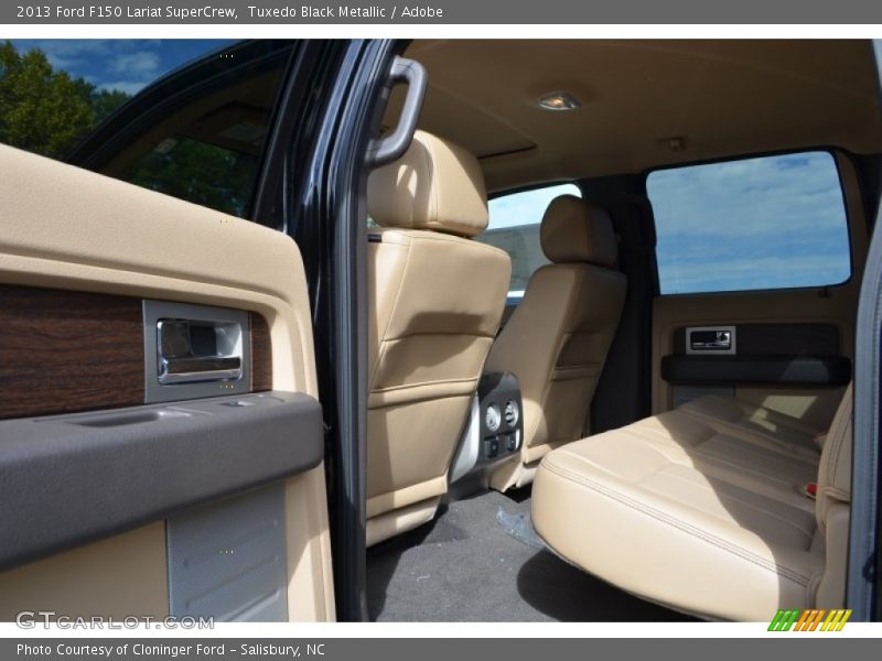 Tuxedo Black Metallic / Adobe 2013 Ford F150 Lariat SuperCrew