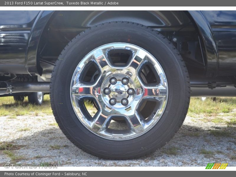 Tuxedo Black Metallic / Adobe 2013 Ford F150 Lariat SuperCrew
