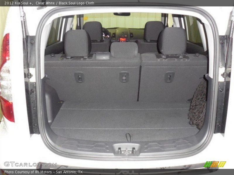 Clear White / Black Soul Logo Cloth 2012 Kia Soul +