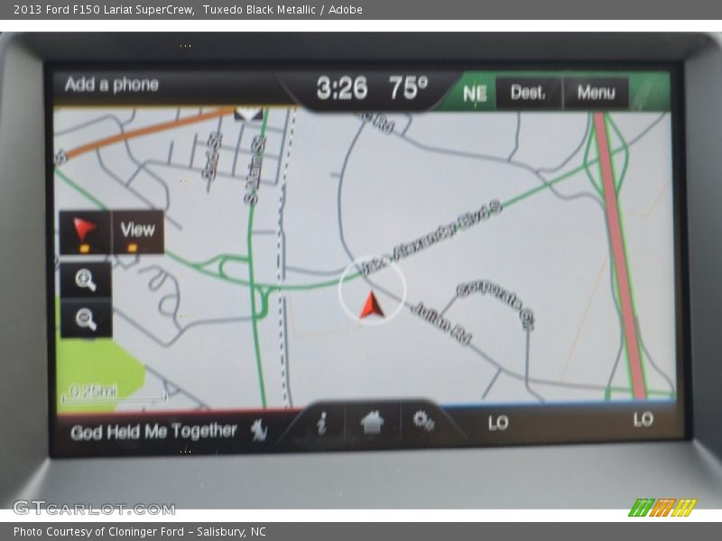 Tuxedo Black Metallic / Adobe 2013 Ford F150 Lariat SuperCrew