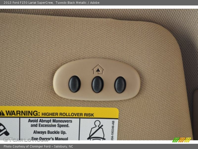 Tuxedo Black Metallic / Adobe 2013 Ford F150 Lariat SuperCrew